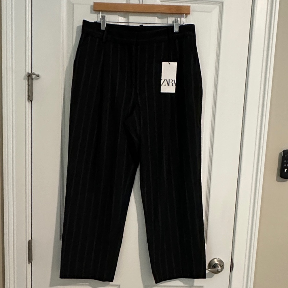 Zara Pinstripe Trousers